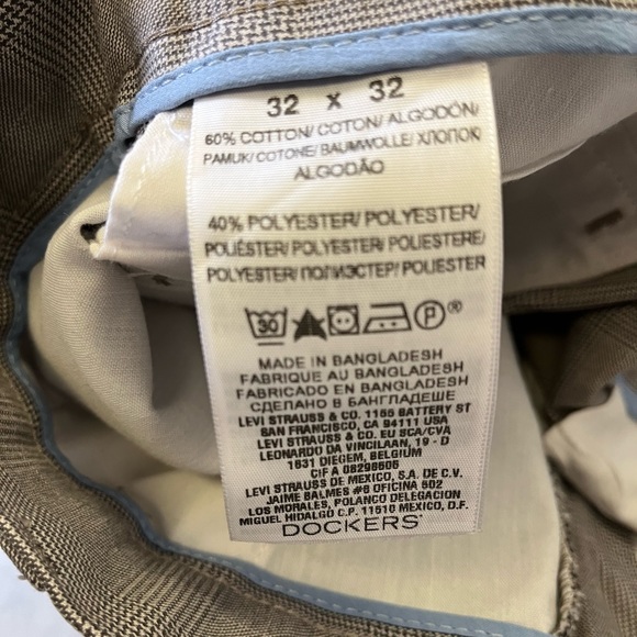 NWOT Men’s Dockers slim tapered fit. Size 32/ 32. - Picture 4 of 4